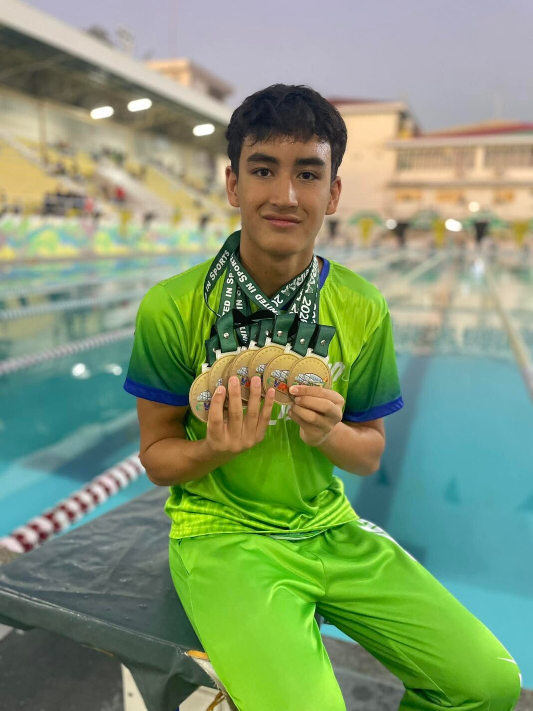15 Year Old Boholano Swimmer Wins 7 Gold in CVIRAA 2026