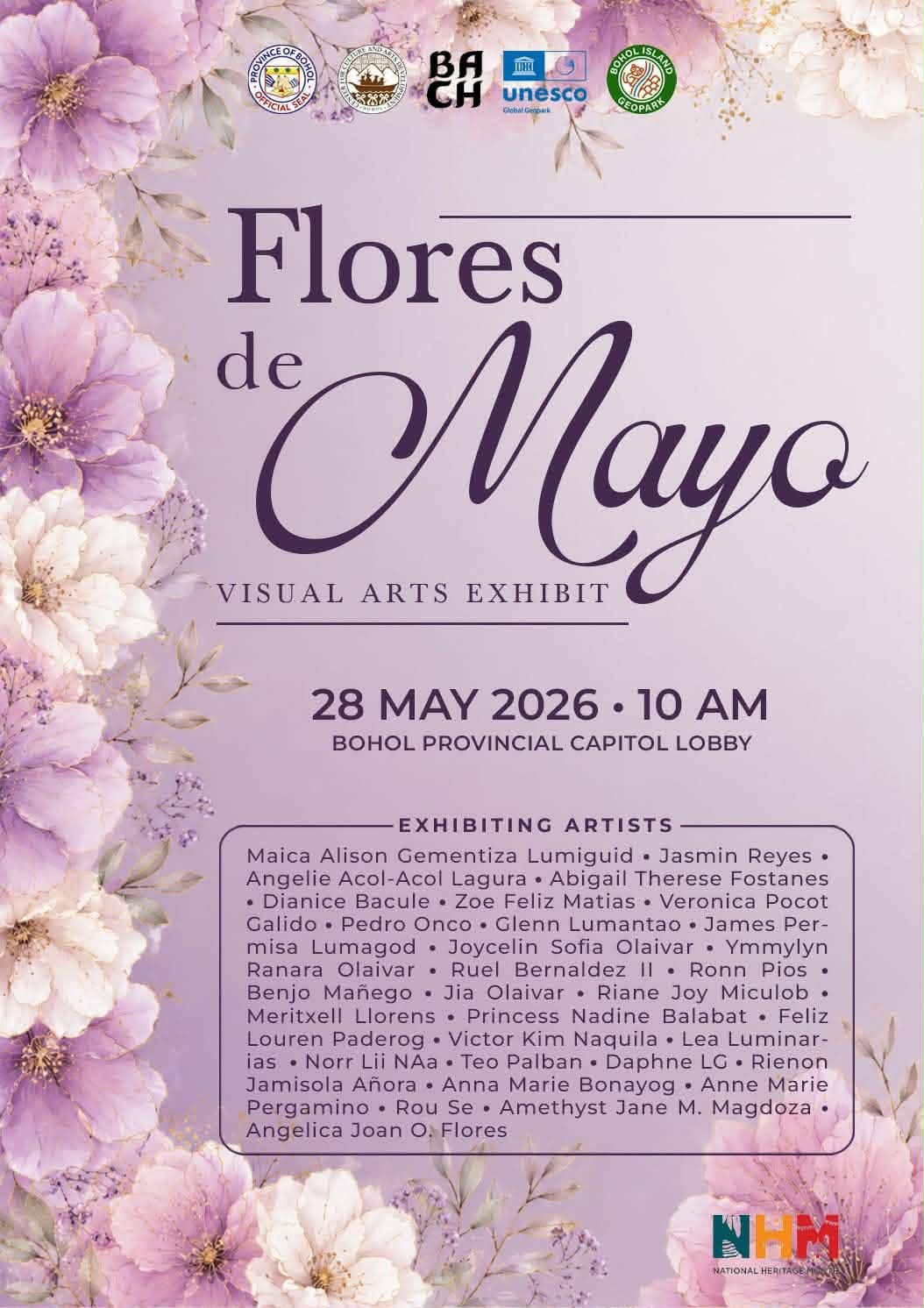 Flores de Mayo Art Exhibit at the Bohol Provincial Capitol Lobby