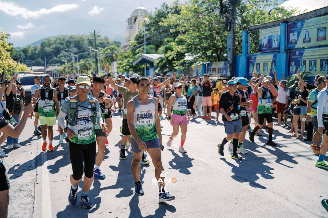 Sandugo Bohol Ultra 100K runners competing in the inaugural ultramarathon